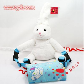 Bolsa de conejo de juguete de peluche de conejo blanco