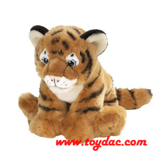 Juguete de tigre pequeño de animal salvaje relleno