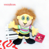 Mini juguete de peluche de leones de dibujos animados