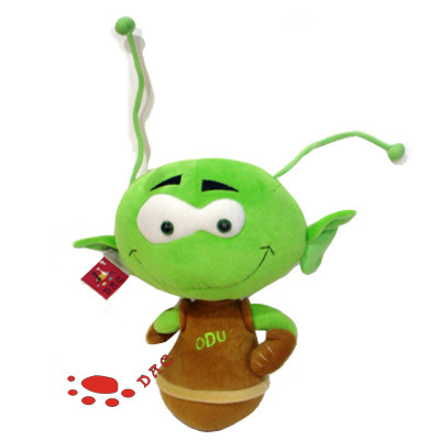 Muñeco alienígena de dibujos animados de peluche 