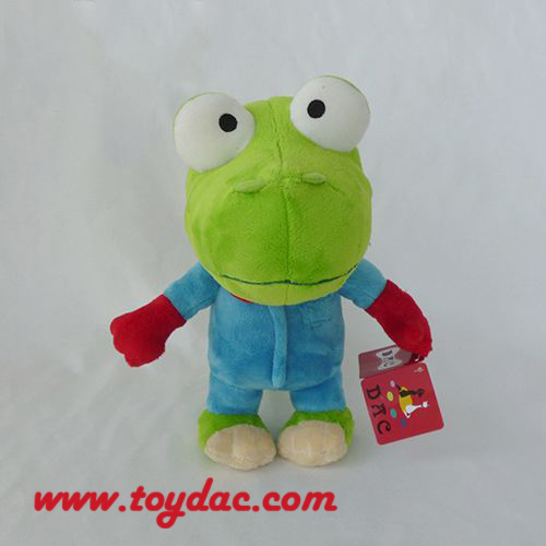 Príncipe rana de dibujos animados de peluche