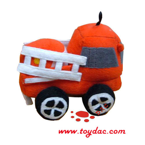 Juguete de coche de dibujos animados de regalo de felpa