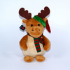 Decoración de ciervos navideños de peluche