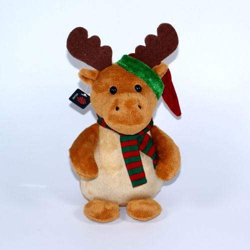 Decoración de ciervos navideños de peluche