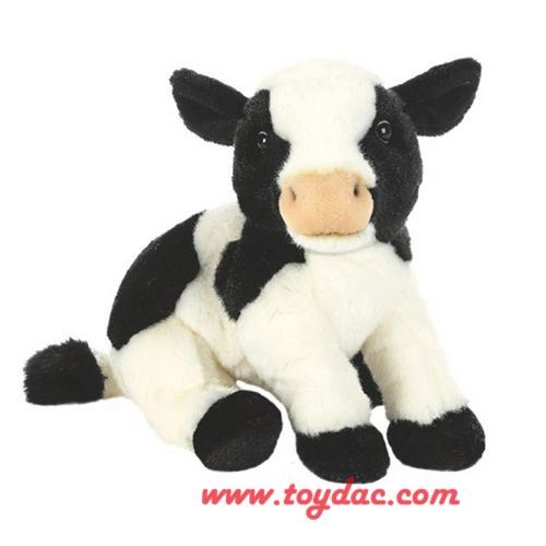 Peluche de vaca ternero suave 