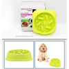 Cuencos para mascotas con alimentador lento con diseño de laberinto en forma de gota de agua