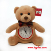 Juguete de peluche con reloj de animales.