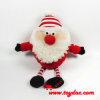 Juguete de peluche para perros marrón y blanco