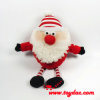 Juguete de peluche para perros marrón y blanco