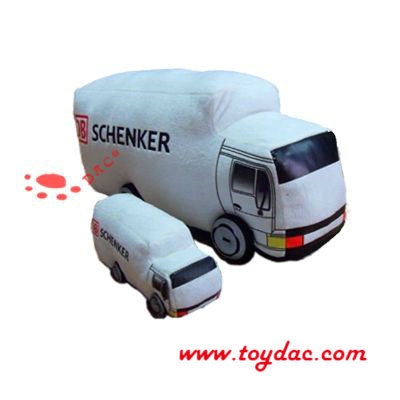 Juguete de promoción de coche blanco de felpa
