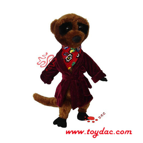 Castores de juguete de televisión de dibujos animados de peluche