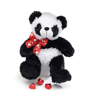Panda de peluche de regalo navideño