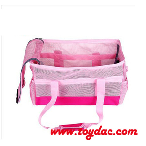 Bolsa De Viaje Para Mascotas Con Cesta Rosa De Moda