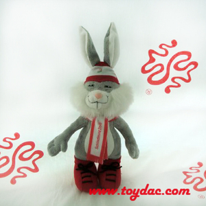 Vestido de felpa muñeco de conejo