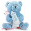 Juguete de peluche para perros marrón y blanco