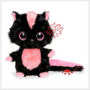 Gato de personaje de color de peluche