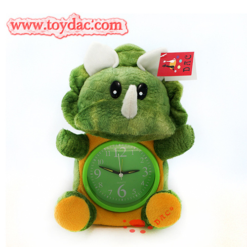 Peluche Animal Reloj Original Dinosaurio