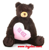 Oso Pardo Grande de Peluche con Corazón