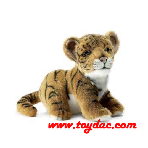 Juguete de tigre pequeño de animal salvaje relleno