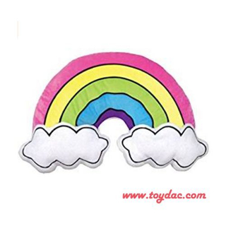 Almohada suave del arco iris del nuevo diseño para el niño
