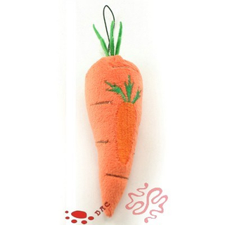 Juguete de zanahoria de felpa vegetal relleno de decoración del hogar