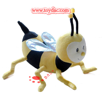 Juguete de peluche con forma de abeja y ángel