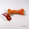 Cuerda de hueso de doble color para limpieza de mascotas, juguete para masticar