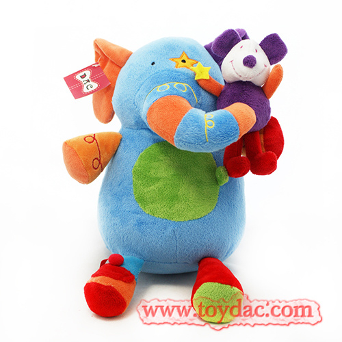 Juguete de peluche para bebé, juguete de elefante