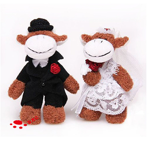 Peluche Boda Juguete Vestido Suave Oveja