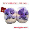 Pantuflas de peluche con osito suave