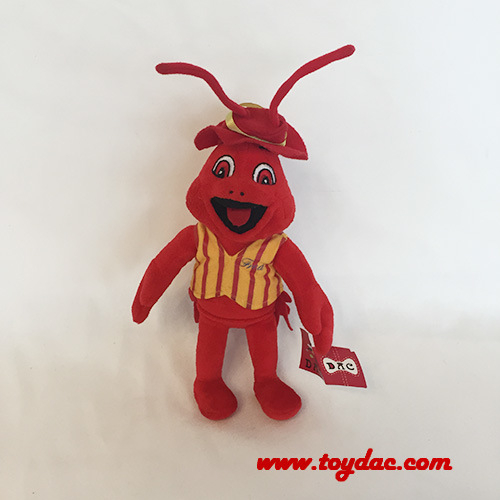 Juguete De Langosta De Personajes De Dibujos Animados De Peluche