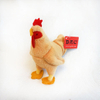 Llavero de peluche con forma de gallo de granja pequeño