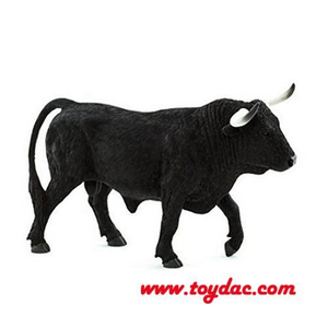 Búfalo vaca negra salvaje de peluche