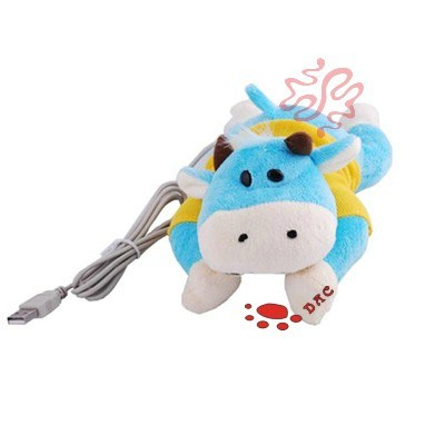 Brazaletes de peluche USB de vaca de juguete