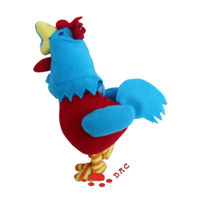 Juguete de peluche de pollo relleno de color lindo