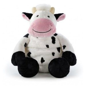 Juguete de vaca de granja de dibujos animados de felpa