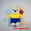 Juguete de peluche de oso de fútbol