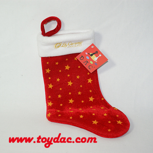 Calcetín de regalo de Navidad suave