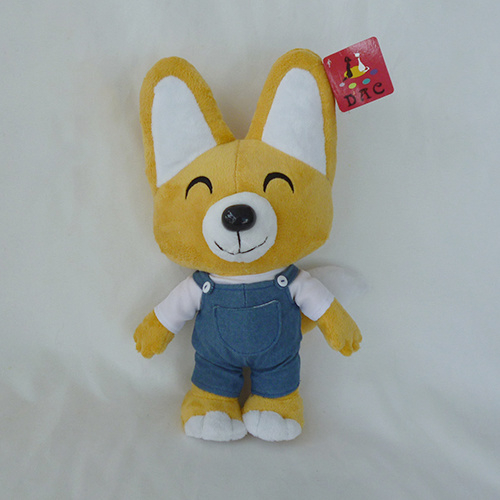 Animal de licencia de dibujos animados de peluche