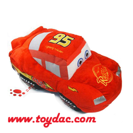 Coche suave de película de dibujos animados de felpa