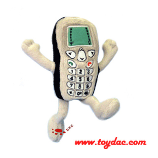 Mascota de peluche para teléfono móvil