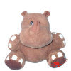 Juguete de peluche para perros marrón y blanco