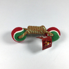 Juguete de cuerda navideña de color perro para Navidad