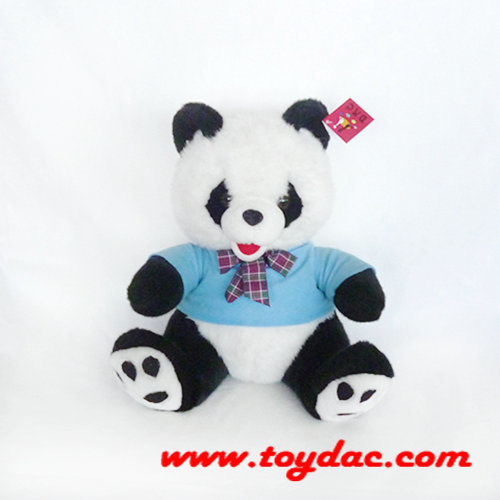 Camiseta Peluche Panda con Lazo