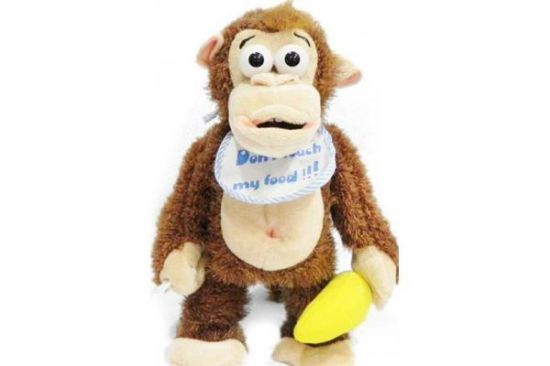 Perro amarillo de peluche bonito