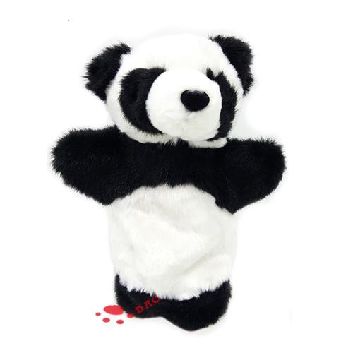 Horquilla de peluche con forma de panda y ángel