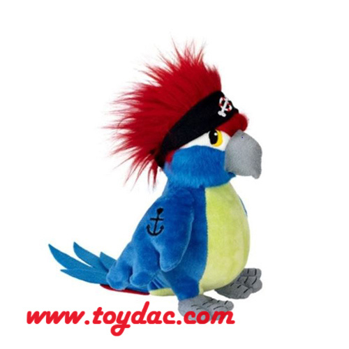 Llavero de peluche con forma de gallo de granja pequeño