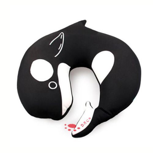 Almohada de felpa con forma de delfín y animal marino