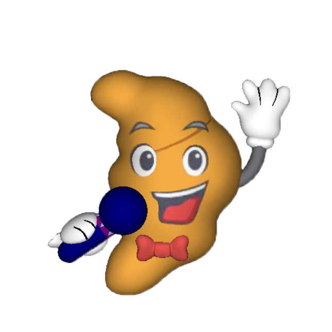 Diseño de muñeca croissant de dibujos animados. 